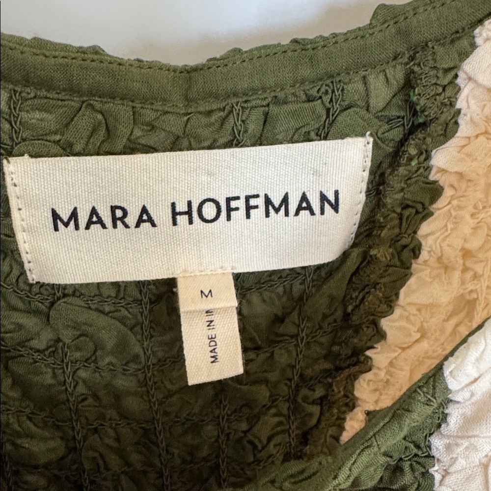 NWOT Mara Hoffman FULL CIRCLE SLOAN Popcorn DRESS  Sz M - Picture 6 of 9
